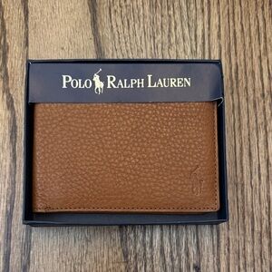 Polo by Ralph Lauren Tan Leather Card Holder